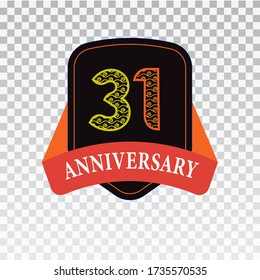 Ilustración de diseño de plantillas vectoriales de celebración de 11 años