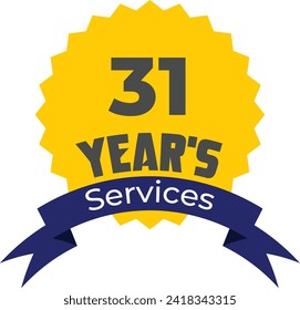 31 años de prestación de servicios