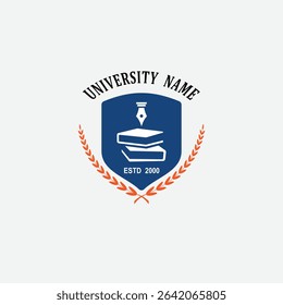 3105 educational logo school college university learning institute book academy organization