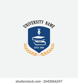 3109 educational logo school college university learning institute book academy organization