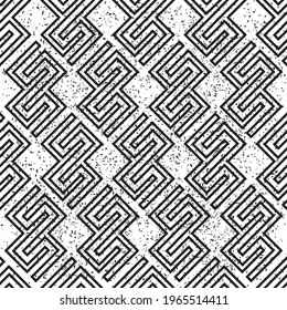 311 Seamless pattern with outline geometric forms. Seamless vector illustration eps 10.