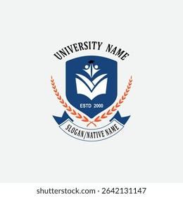 3114 educational logo school college university learning institute book academy organization