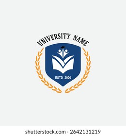 3115 educational logo school college university learning institute book academy organization