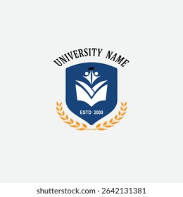 3117 educational logo school college university learning institute book academy organization
