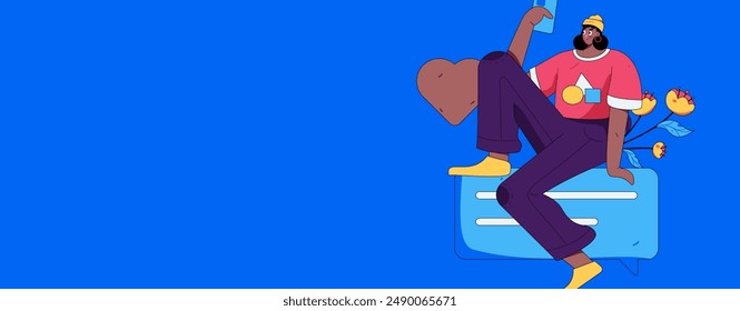 3.12 International Women's Day professional women flat character vector concept operation hand drawn illustration
