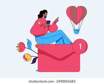 3.12 International Women's Day professional women flat character vector concept operation hand drawn illustration
