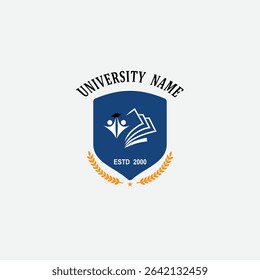 3124 educational logo school college university learning institute book academy organization
