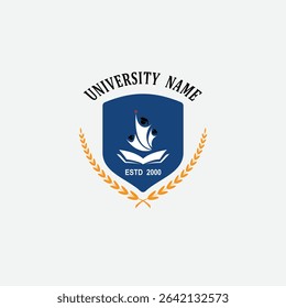 3125 educational logo school college university learning institute book academy organization
