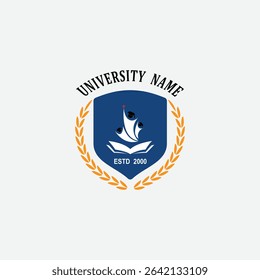 3127 educational logo school college university learning institute book academy organization