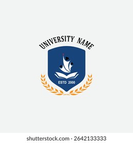 3129 educational logo school college university learning institute book academy organization