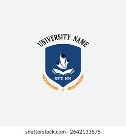 3130 educational logo school college university learning institute book academy organization