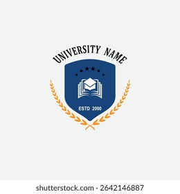 3137 educational logo school college university learning institute book academy organization