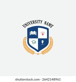 3144 educational logo school college university learning institute book academy organization