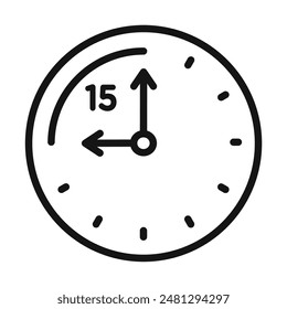 3-15 Time Display Icon for Exact Timekeeping