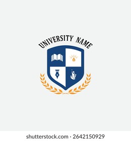3151 educational logo school college university learning institute book academy organization