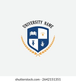 3153 educational logo school college university learning institute book academy organization