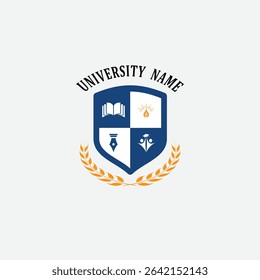 3157 educational logo school college university learning institute book academy organization