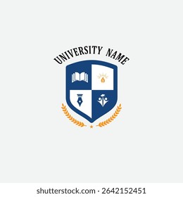 3158 educational logo school college university learning institute book academy organization