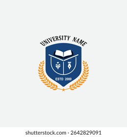 3198 educational logo school college university learning institute book academy organization