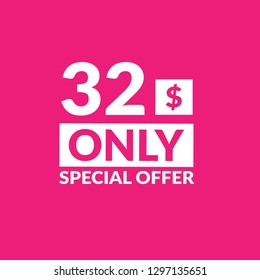 32 dollars only - emblem, label, badge,sticker, logo.Designed for your web site design, logo, app, UX
