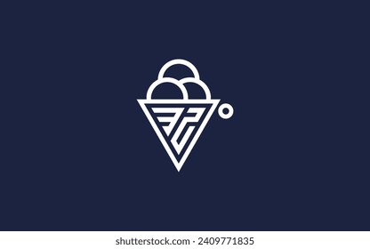 32 con el logotipo de helados diseño de iconos diseño de vectores inspiración de plantilla de diseño