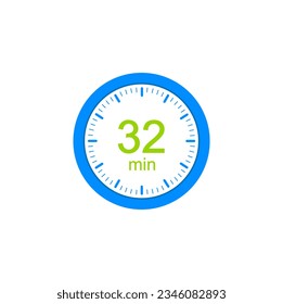 32 minute timers Clocks, Timer 32 min icon.