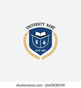 3209 educational logo school college university learning institute book academy organization