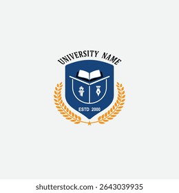 3216 educational logo school college university learning institute book academy organization