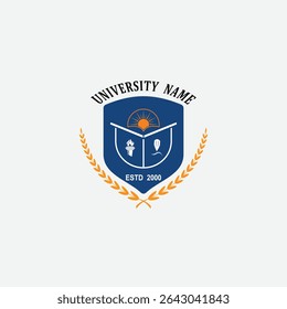 3231 educational logo school college university learning institute book academy organization