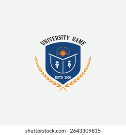 3261 educational logo school college university learning institute book academy organization