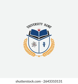 3264 educational logo school college university learning institute book academy organization