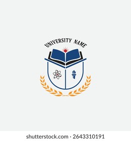 3265 educational logo school college university learning institute book academy organization