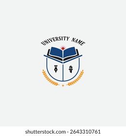 3276 educational logo school college university learning institute book academy organization