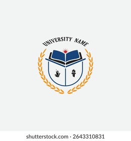3278 educational logo school college university learning institute book academy organization