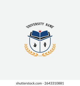 3280 educational logo school college university learning institute book academy organization