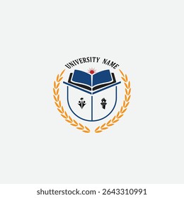 3283 educational logo school college university learning institute book academy organization