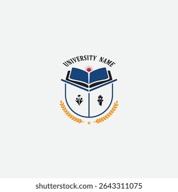 3286 educational logo school college university learning institute book academy organization