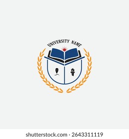 3288 educational logo school college university learning institute book academy organization