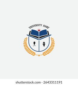 3289 educational logo school college university learning institute book academy organization