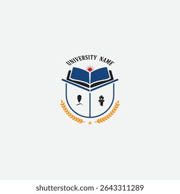 3291 educational logo school college university learning institute book academy organization
