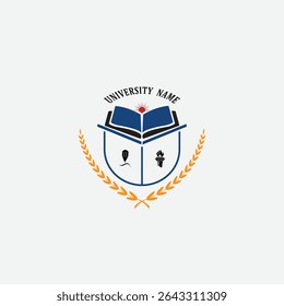 3292 educational logo school college university learning institute book academy organization
