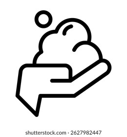 32x32 outline icon of bath and toilet