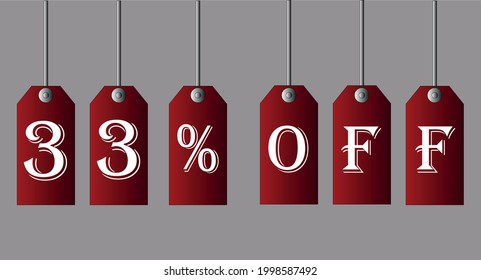 33 % Rabatt auf Rote Coupons für Sonderrabatte