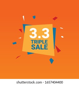 3.3 Triple Sale Custom Background Illustration