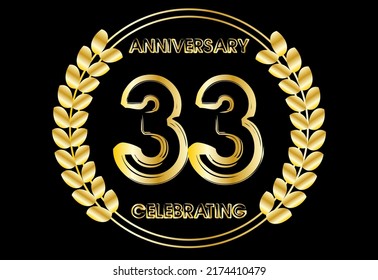 2,813 33 Years Anniversary Images, Stock Photos & Vectors 