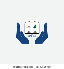3302 educational logo school college university learning institute book academy organization