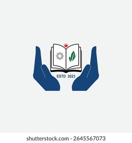 3308 educational logo school college university learning institute book academy organization