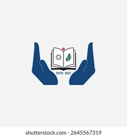 3309 educational logo school college university learning institute book academy organization