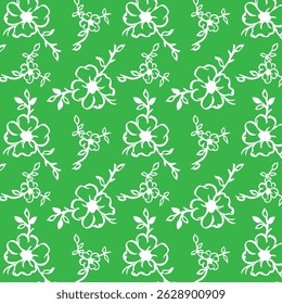 33 + 2 hermoso patrón vintage. flores blancas y hojas azules. fondo púrpura. Impresión de moda para textiles, Fondo de pantalla y embalaje
