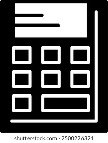 332 - Calculator Flat Vector Icon Design